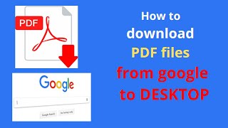 How to download pdf files from google to Laptop 2021 [upl. by Kahle648]