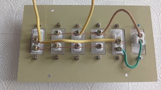 Bulb Holder Switch Socket wiring ConnectionBy fet [upl. by Euqimod]