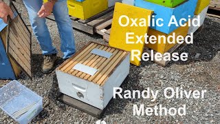 Oxalic Acid Extended Release Varroa Mite Treatment  Randy Oliver [upl. by Sachiko]