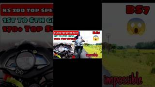 Top speed test Rs 200  170 speed impossible 😱 shorts short [upl. by Inavoig937]