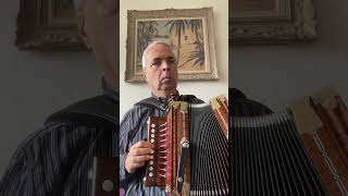 Reel solos des Montagnards Mélodie B 912 Cajun Accordion Martin lygeros acordeon music [upl. by Rustice]