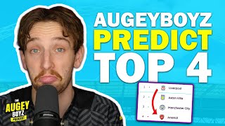 We Predict The Top 4  THE AUGEYBOYZ PODCAST [upl. by Edlitam]