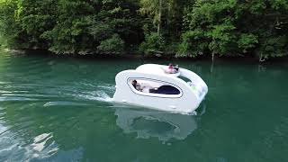 Electricat 450 perfect electric inflatable boat for rivers and lakes [upl. by Haceber]