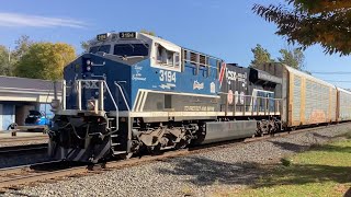 HD Railfanning at the CSX Rochester Sub and West Shore in Fairport NY subscribe [upl. by Farrow]