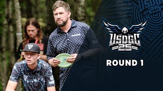 Round 1  2023 United States Disc Golf Championship [upl. by Allimak]