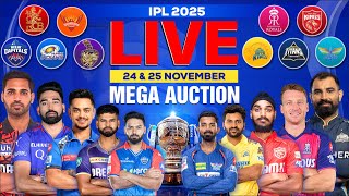 🔴 LIVE Tata IPL Player Auction 2025  IPL 2025 Auction Updates  IPL Mega Auction Live [upl. by Janelle]