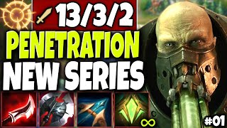 Its time for the NEW PENETRATION SERIES 01 🔥 Lethality Urgot NEW META BUILD 🔥 LoL Urgot Gameplay [upl. by Elocon608]