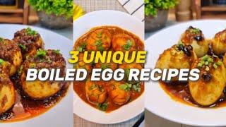 3 Unique Boiled Egg Recipes From Boring to Brilliant [upl. by Danieu]