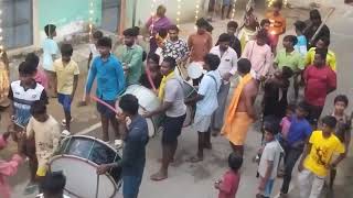 koothambakkam bajani Kovil festival 🙏 vasanth Boys in mirattal adi🥁✨💥 pls 🎧 use1 [upl. by Ynagoham844]