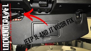 Fix the visor on your Jeep JT and or JL for good [upl. by Ahseyn179]