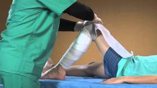 AQUACEL® Ag Burn  Leg pediatric application [upl. by Reimer46]