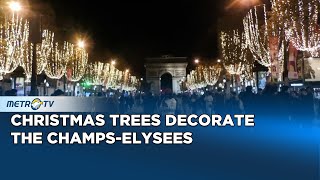 Frances ChampsElysees Avenue Illuminated for Year End Holidays [upl. by Cristie]