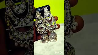 Navita artificial jewelleryDineshpurblack jewellery trending shorts earrings [upl. by Tomlinson165]