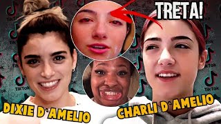 História de Charli DAmelio e Dixie DAmelio  Polêmicas  Tretas [upl. by Mackey]