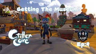 Getting The Museum  Lets PlayCritter Cove  Ep4 [upl. by Nashoma]