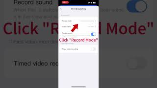 Adjust your security camera recording mode [upl. by Kerrie]