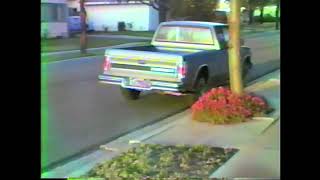 1987 Found VHS Camcorder Footage Shakycam Guy Wanders San Diego Neighborhood [upl. by Ahtelra199]