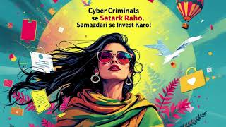 Cyber Criminals Se Satark Raho Samazdari Se Invest Karo Female [upl. by Anayk907]