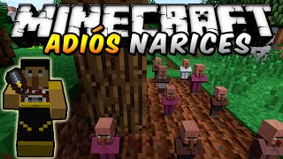 Minecraft  Nariz de Aldeano MOD Córtale la nariz a los Aldeanos jaja  ESPAÑOL TUTORIAL [upl. by Ennairrek]