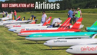 BEST COMPILATION of RC AIRLINERS [upl. by Anela689]