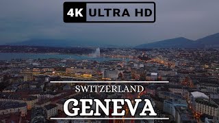 Geneva Switzerland 4k Footage by Drone [upl. by Aila190]