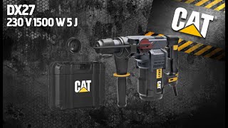 Unboxing CAT DX27 Rotary Hammer 1500W SDS [upl. by Annoj]