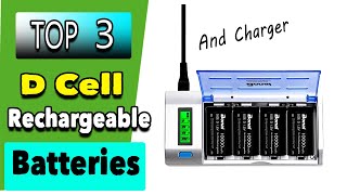 Best D Cell Rechargeable Batteries And Charger [upl. by Wehtta]