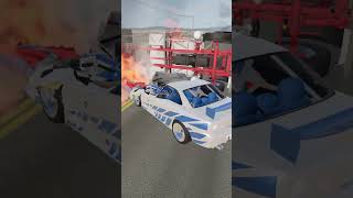 BeamNG  Which car will survive this 200 kmh crash test beamngdrive beamngcarcrash automobile [upl. by Yessydo285]