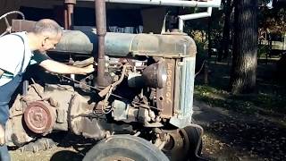 Starting amp Driving Fordson Major E27N [upl. by Frolick602]