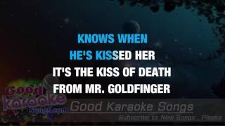 Goldfinger  Shirley Bassey  Karaoke Lyrics [upl. by Tertias]