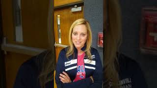 Carlinville volleyball coach Kaitie Hammann [upl. by Cilo]