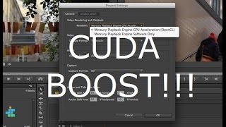 Adobe Premiere Nvidia Cuda VS Mercury Playback Engine Software Only [upl. by Robinetta452]