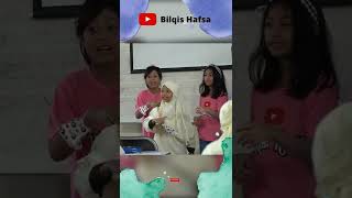 MERAYAKAN 100 RIBU SUBSCRIBER BILQIS  bilqishafsa vlog shorts [upl. by Burnard308]