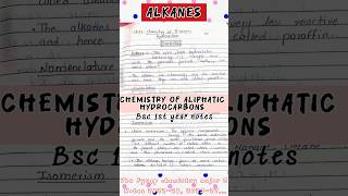 Alkanes  Chemistry of Aliphatic Hydrocarbons vbu chemistry organicchemistry class fyugp NEP [upl. by Aysan]