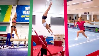 Flávia Saraiva amp Jade Barbosa working on beam 🇧🇷 In Training 38 [upl. by Heindrick109]