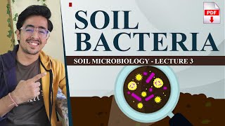 Soil Bacteria important facts and Classifications  soil biology lecture 3 [upl. by Siulesoj693]