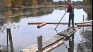 The Wisconsin Loggers 1990 Part 2 C Rivers and Raftsmen [upl. by Enomyar]