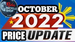 OCTOBER 2022 PRICE UPDATES  RIDES BICYCLE SHOP QUIAPO MANILA [upl. by Gombach]