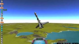 Kerbal Space Program Mod Long Wings and Bomb [upl. by Ahiel]