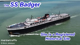 This is The SS Badger A Coal Fired Steam Powered Ferry Operating on Lake Michigan Since 1953 [upl. by Chad213]