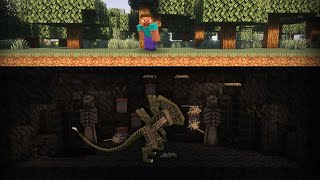 Surviving an Alien Infested Minecraft World [upl. by Einwat]