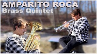 AMPARITO ROCA  Spanish March for Brass Quintet [upl. by Elset275]