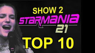 Starmania 21 Die Zehn meist geklickten Performances von Show 2 Top 10 [upl. by Ehtnax]