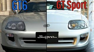 Gran Turismo Sport Vs Gran Turismo 6  Graphics Comparison [upl. by Shewmaker]