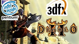 3Dfx Voodoo 2 Diablo II LoD on Pentium 1 [upl. by Eras]