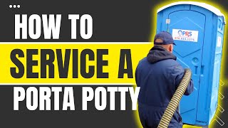 How to Service a Portable Restroom 2024 [upl. by Lune337]