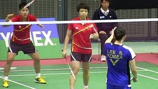 LEE SSHIN S × CHEN QHUANG Badminton20121102 [upl. by Florri]