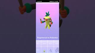 Evolution of Grookey pokemongo pokemon pokémon shinypokemon pokemoncommunity youtubeshorts yt [upl. by Nalod]