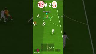 Antalyaspor vs Galatasaray eFootball Mobile efootball efootball2025 efootballmobile pesmobile [upl. by Enneiluj]