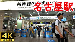 金曜夕方 大混雑の名古屋駅 駅構内～新幹線ホーム [upl. by Irby99]